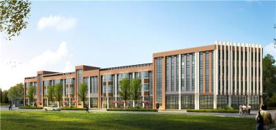 益豪服裝廠辦公樓透視